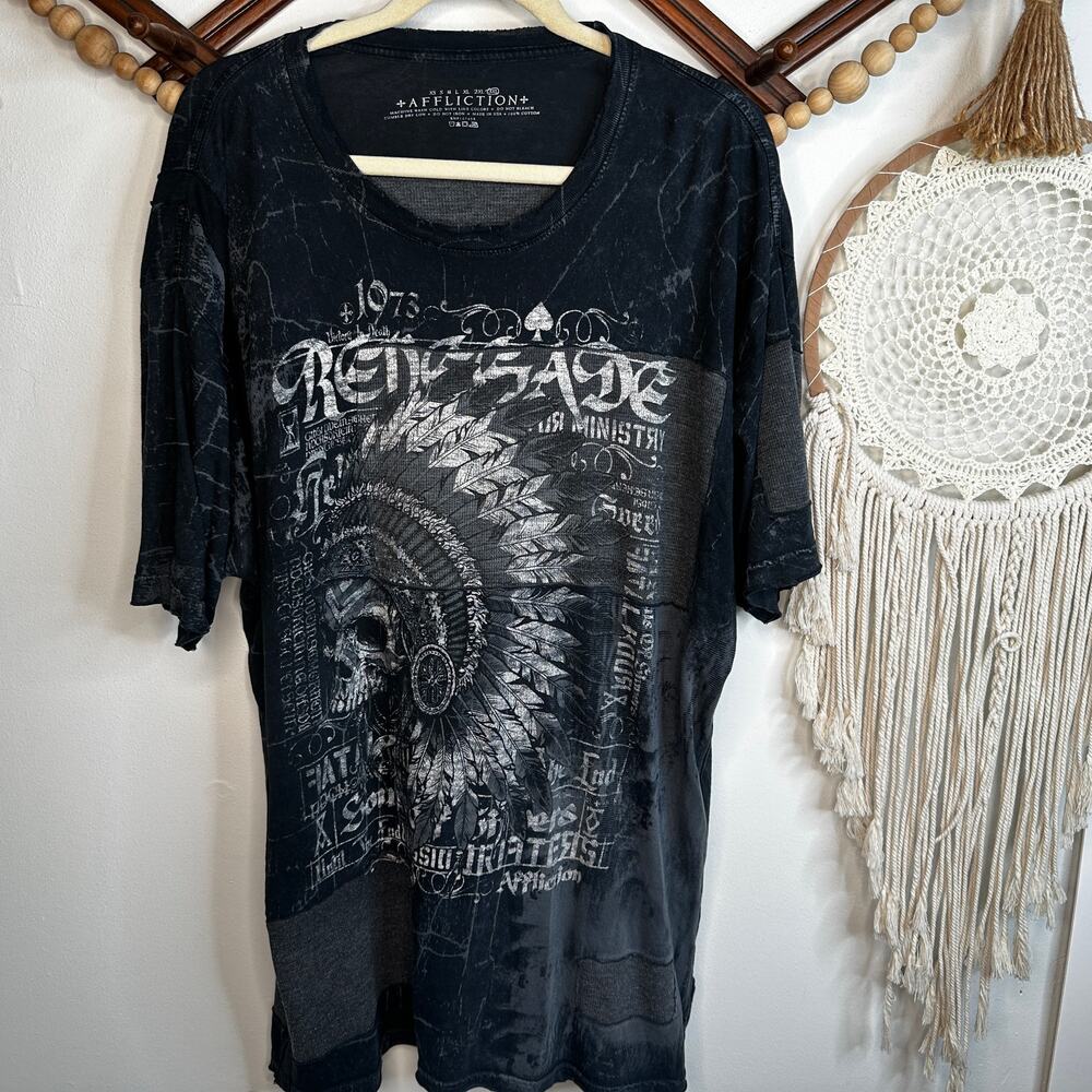 Affliction Renegade Skull Chief Graphic T
